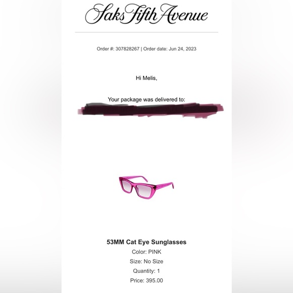 SAINT LAURENT PARIS 53MM Cat-Eye Sunglasses Pink - Picture 10 of 10